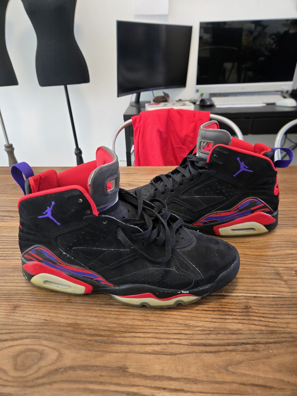 Nike Air Jordan MVP 678 Raptors Jumpman DZ4475-006 Men’s Size 12 - Picture 3 of 13